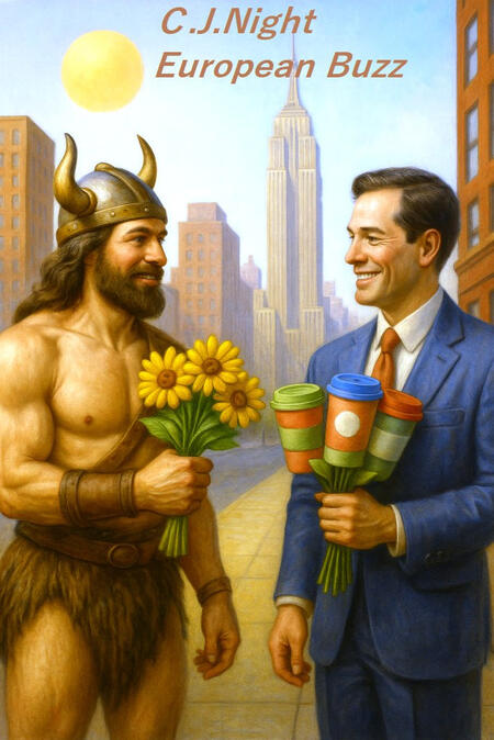 "European Buzz" Europe hums like a neon beehive — buzzing with history, politics, and absurd contradictions. In “European Buzz,” C.J. Night turns the continent itself into a character: a surreal cocktail of bureaucracy and nightlife, revolutions and Wi-Fi passwords, ancie